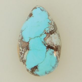 MEDIUM BLUE BISBEE TURQUOISE with light host 15.5 carats