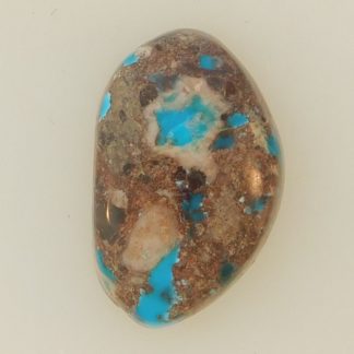 BLUE BISBEE TURQUOISE Blue Dots in Light Tan Host Rock 20.5 carats