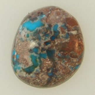 BLUE BISBEE TURQUOISE CABOCHON Electric Blue in Lavender Host 8 carats
